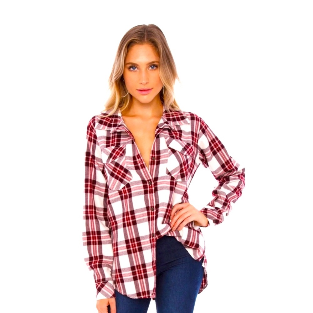 Sanctuary “boyfriend renegade”, plaid button down